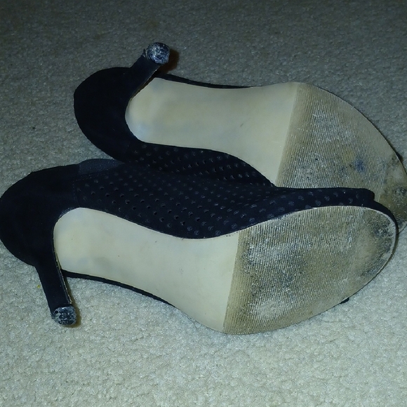 Madden Girl Peep Toe Heeled Booties - Picture 7 of 7